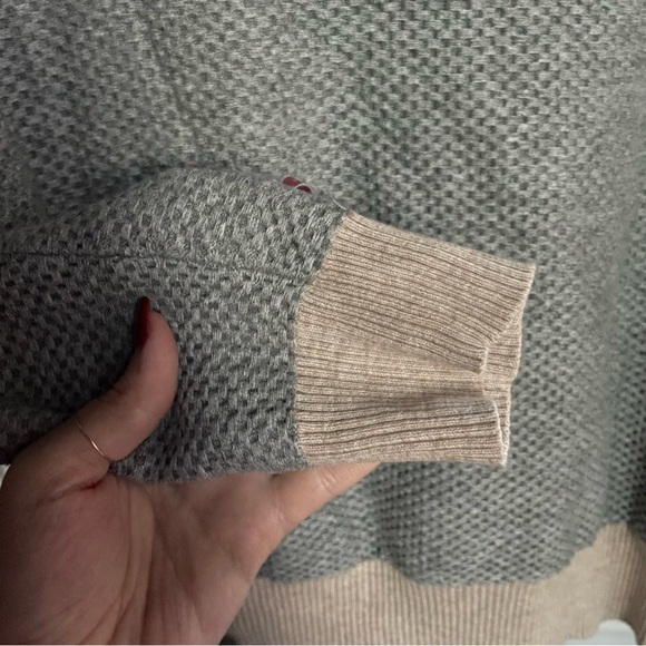 Madewell Women's Blue and Gray Sweater - Picture 3 of 4